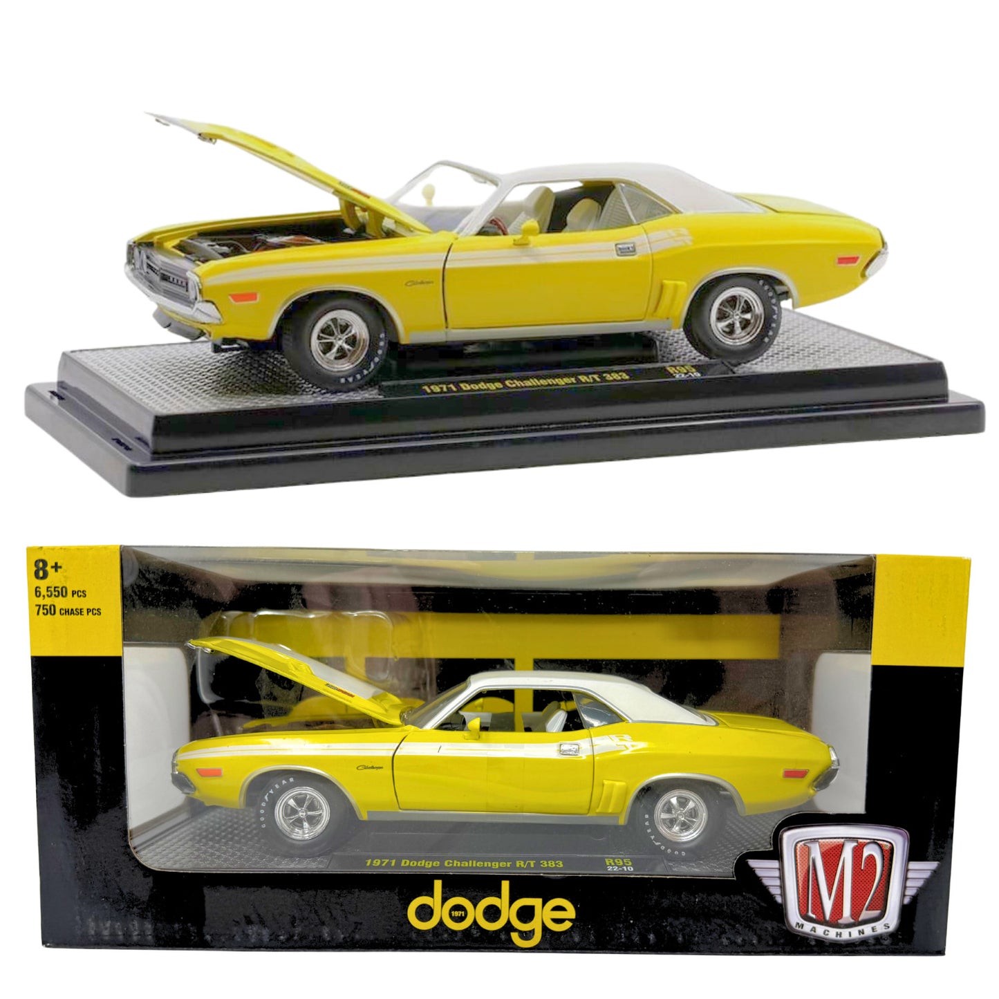 M2 Machines 1971 Dodge Challenger R/T 383 1:24 Diecast