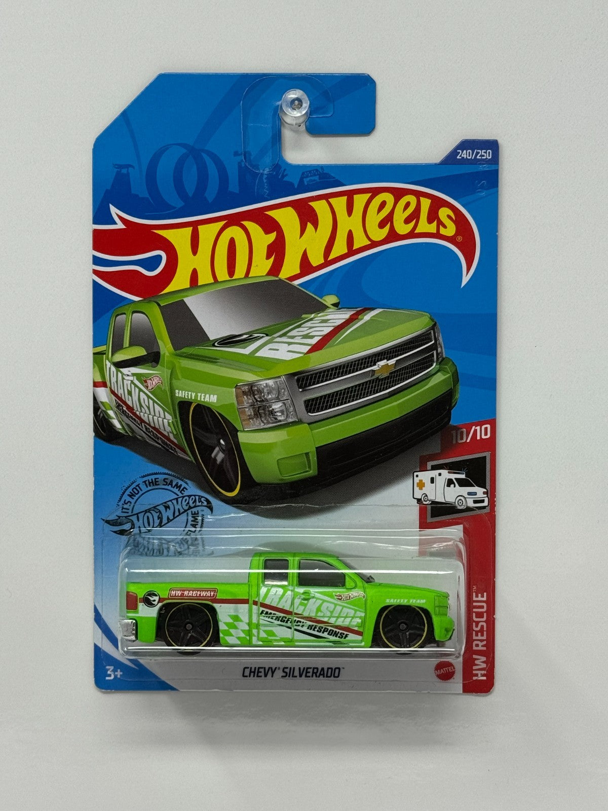 Hot Wheels HW Rescue TREASURE HUNT Chevy Silverado 1:64 Diecast