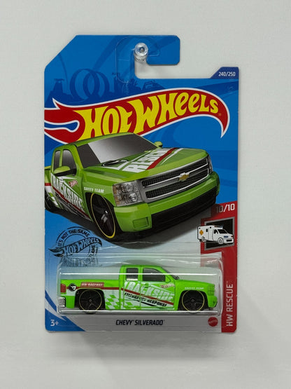 Hot Wheels HW Rescue TREASURE HUNT Chevy Silverado 1:64 Diecast