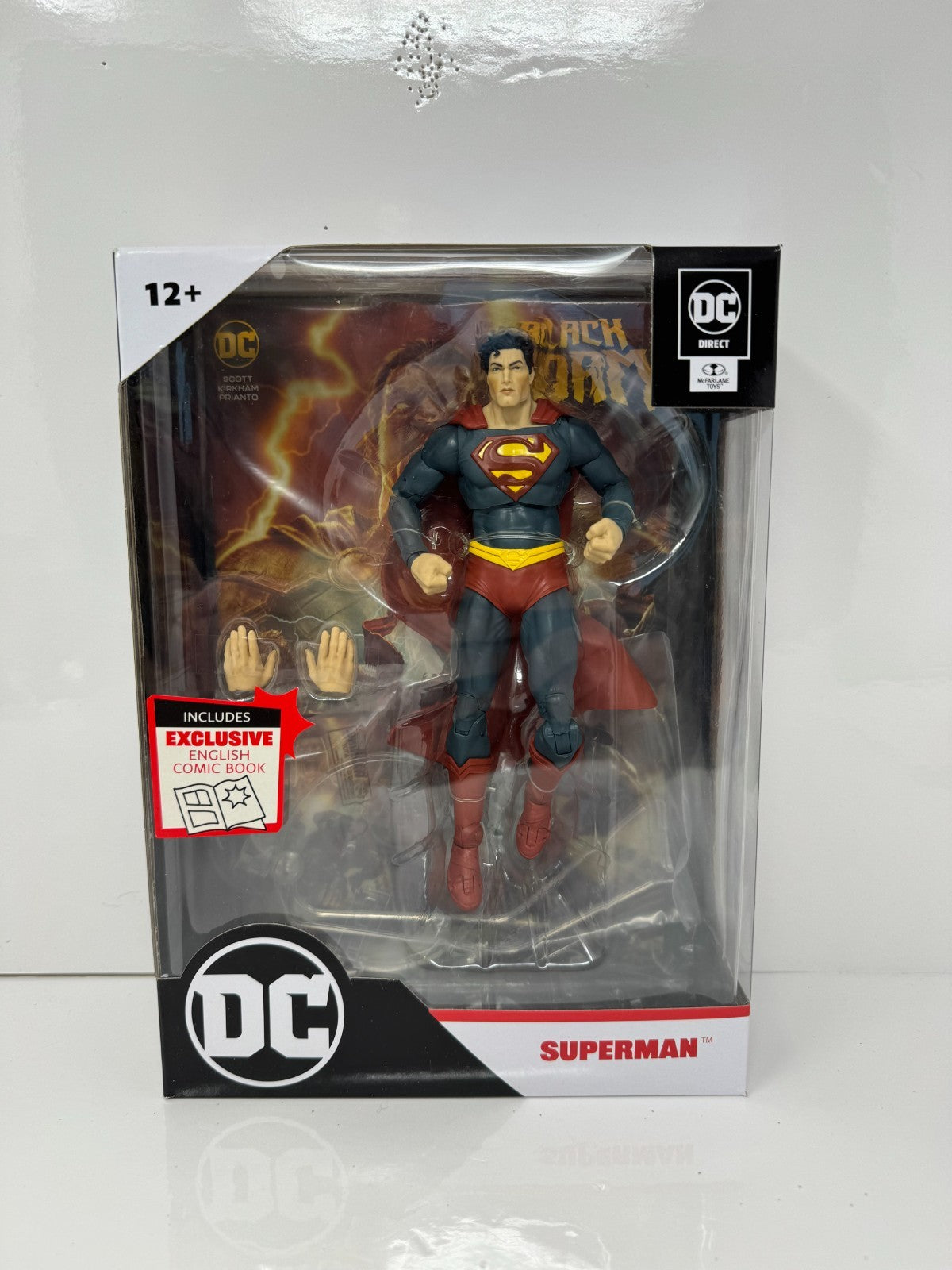 McFarlane DC Direct Page Punchers Black Adam Superman Action Figure