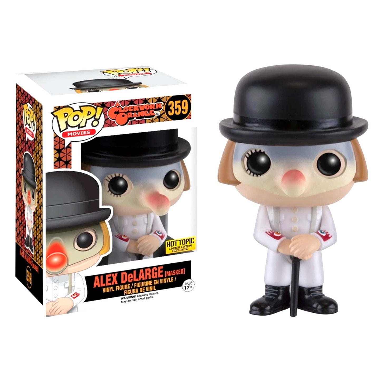 Funko Pop! A Clockwork Orange #359 Alex DeLarge (Masked) Hot Topic Vinyl Figure