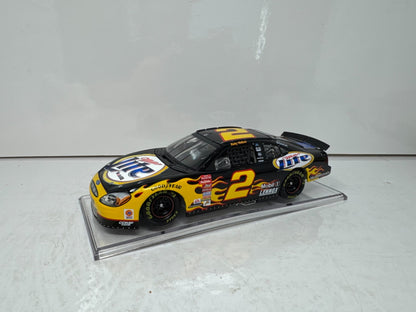 Action Nascar #2 Rusty Wallace Miller Lite Black 2002 Ford Taurus 1:24 Diecast