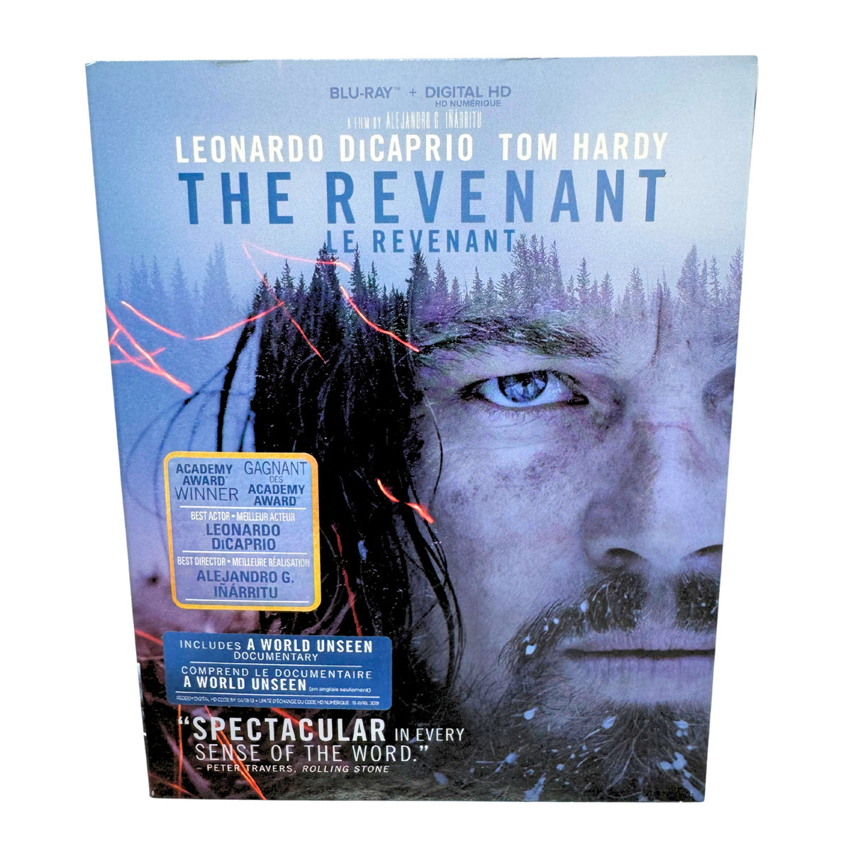 The Revenant (Blu-ray) Leonardo DiCaprio Adventure Good Condition!!!