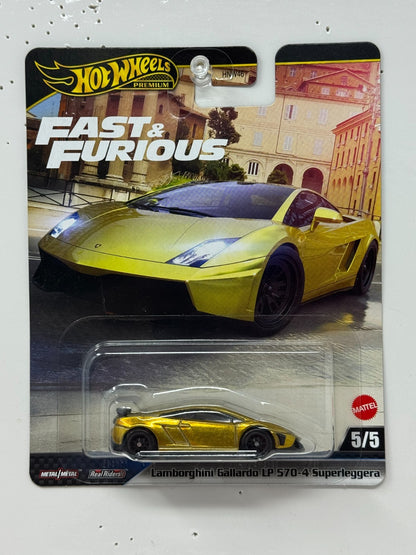 Hot Wheels Premium Fast & Furious Lamborghini Gallardo Superleggera 1:64 Diecast