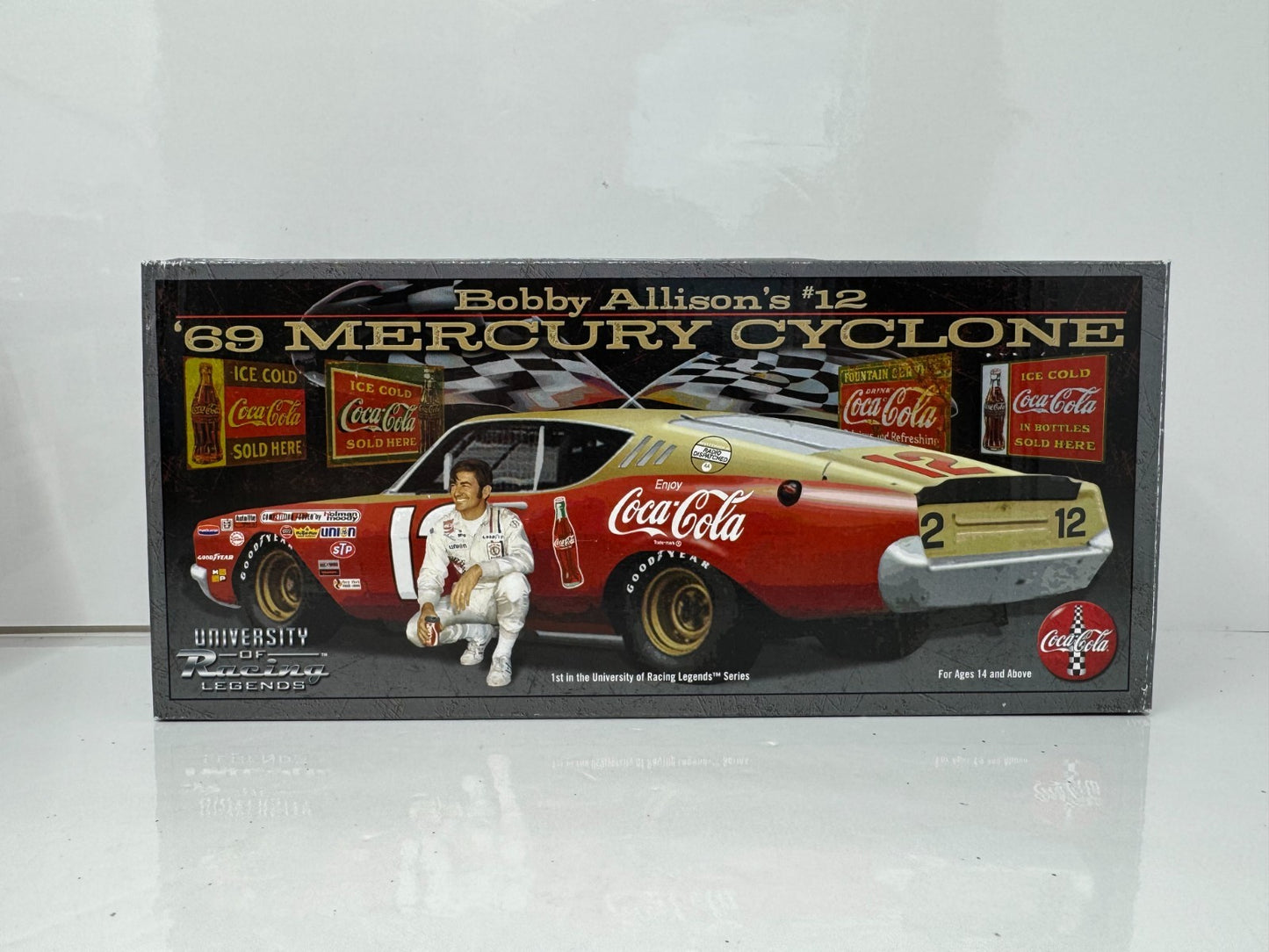 University of Racing Bobby Allison #12 Coca-Cola Mercury Cyclone 1:24 Diecast