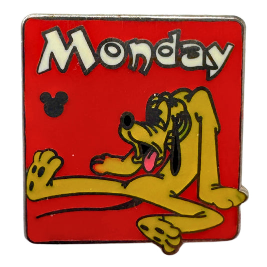 WDW Disney Monday Pluto Days of the Week Hidden Mickey Trading Pin DC1S10