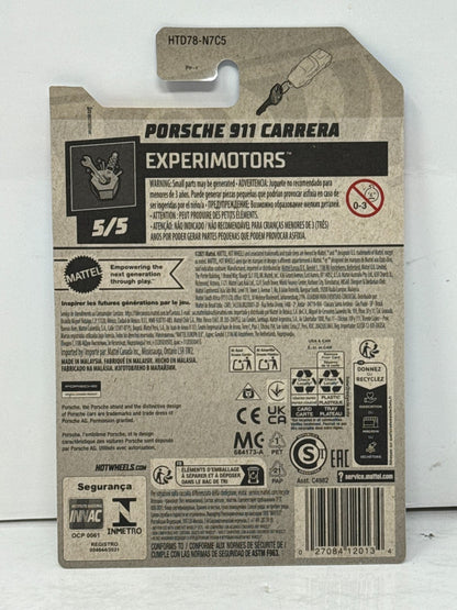 Hot Wheels Experimotors Porsche 911 Carrera 1:64 Diecast White
