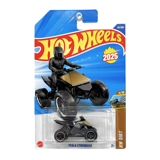 Hot Wheels Dirt Tesla Cyberquad 1:64 Diecast Black
