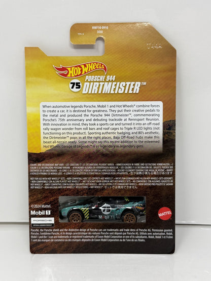 Hot Wheels Porsche 944 Dirtmeister Mobil 1 Mattel Creations 1:64 Diecast