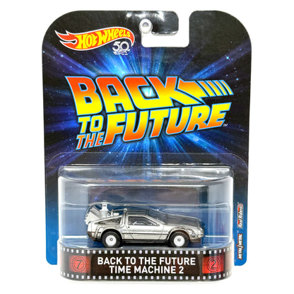 Hot Wheels Retro Entertainment Back to the Future Time Machine 2 1:64 Diecast