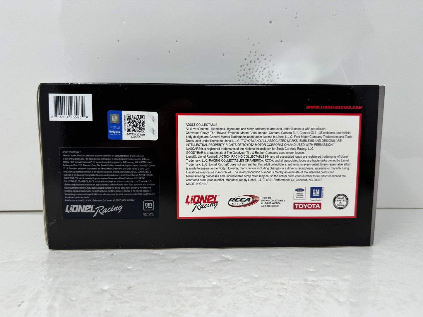 Lionel NASCAR Elite #9 Chase Elliott Llumar COTA Win Camaro 1:24 Diecast