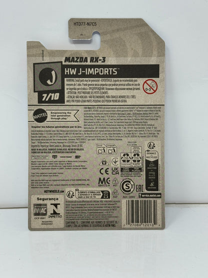 Hot Wheels HW J-Imports Mazda RX-3 1:64 Diecast