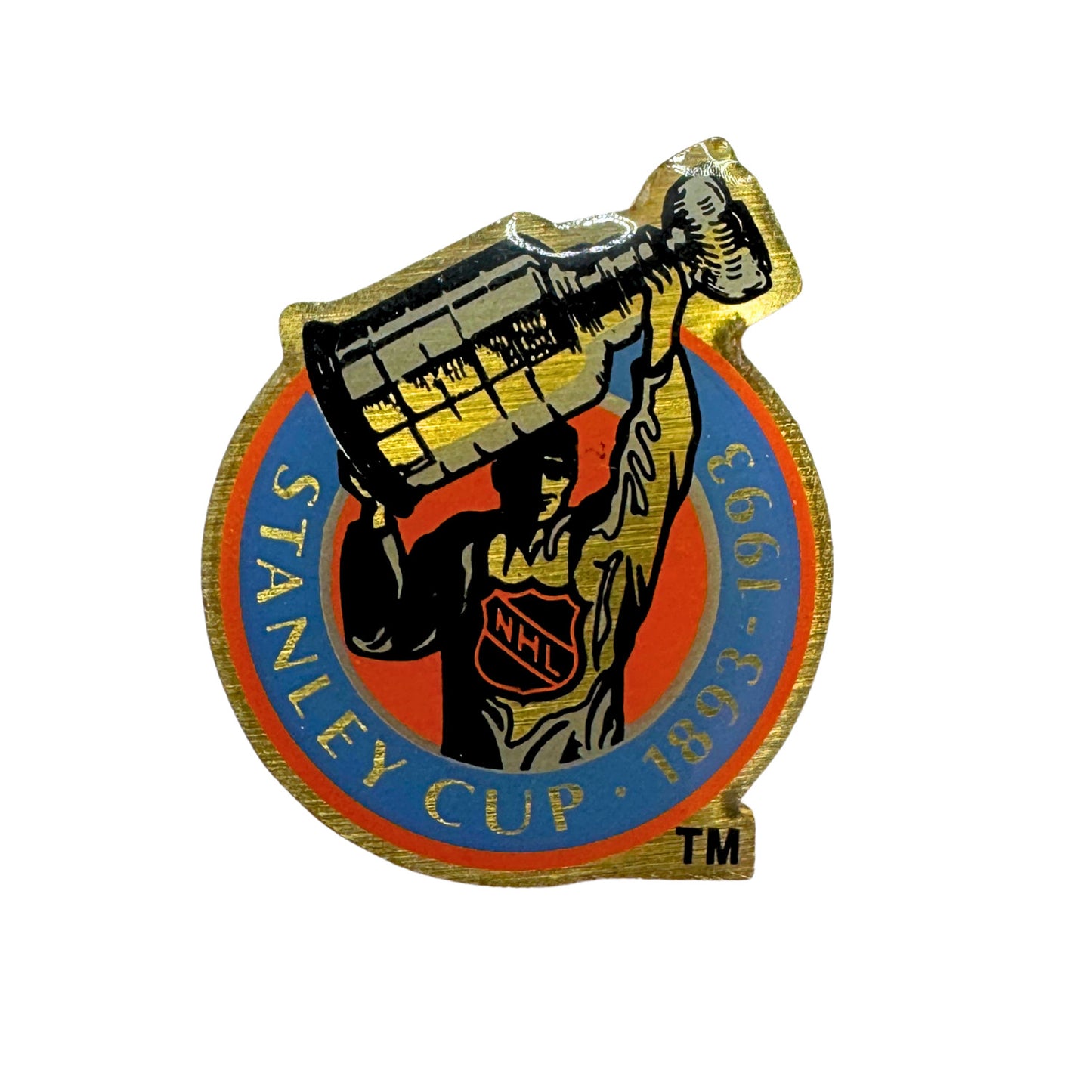 NHL Stanley Cup 100th Anniversary 1893-1993 Hockey Lapel Pin