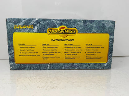 Ertl American Muscle 1940 Ford Deluxe Coupe 1:18 Diecast