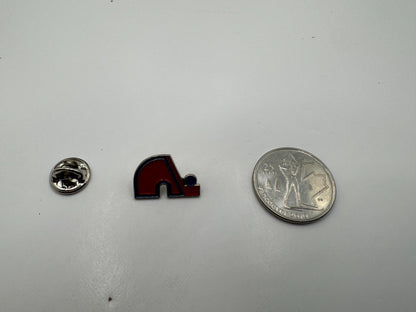 Quebec Nordiques Team Logo NHL Hockey Lapel Pin