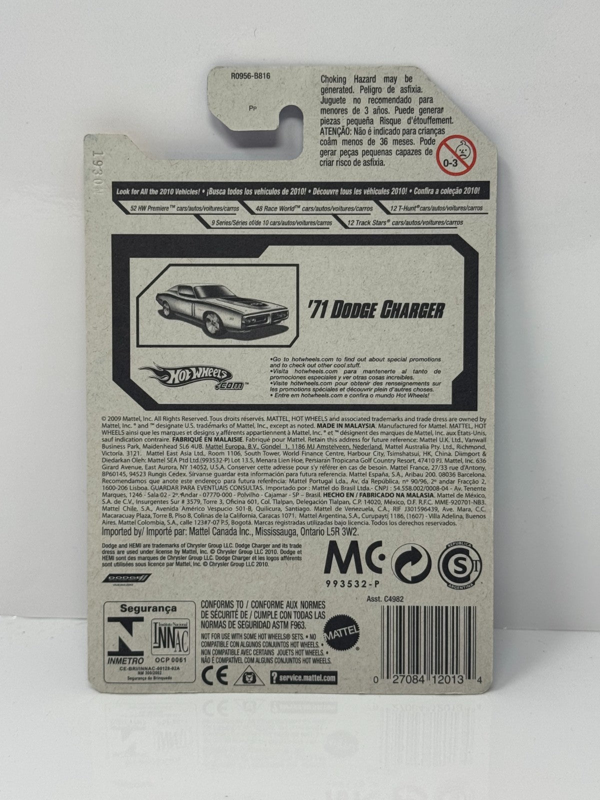 Hot Wheels Premiere 1971 Dodge Charger 1:64 Diecast Green
