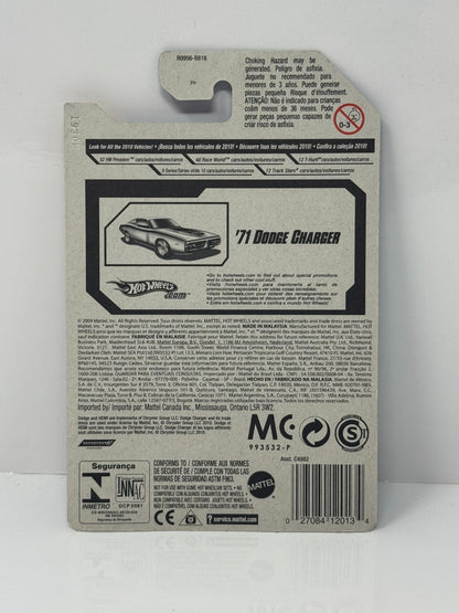 Hot Wheels Premiere 1971 Dodge Charger 1:64 Diecast Green