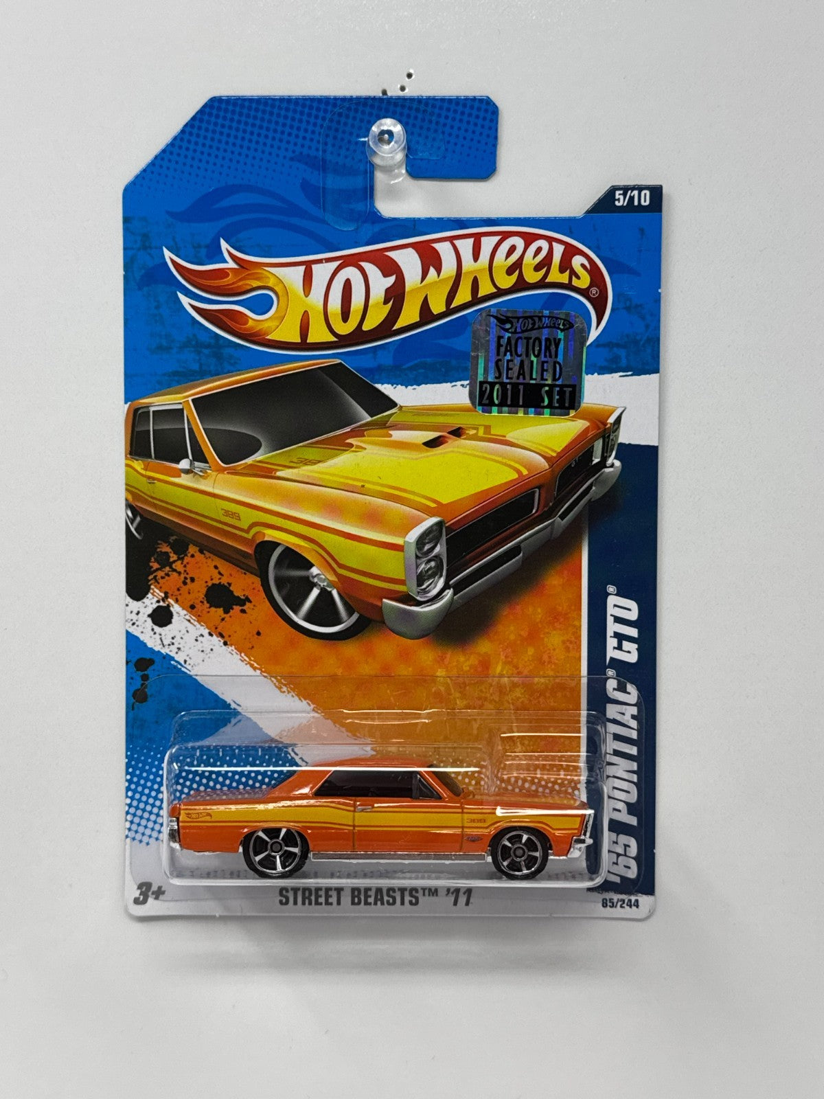 Hot Wheels Street Beasts 1965 Pontiac GTO 1:64 Diecast Factory Sealed