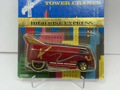 Hot Wheels Malleco Tower Cranes High Rise Express VW Drag Bus 1:64 Diecast