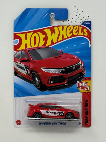 Hot Wheels Then and Now 2018 Honda Civic Type R JDM 1:64 Diecast
