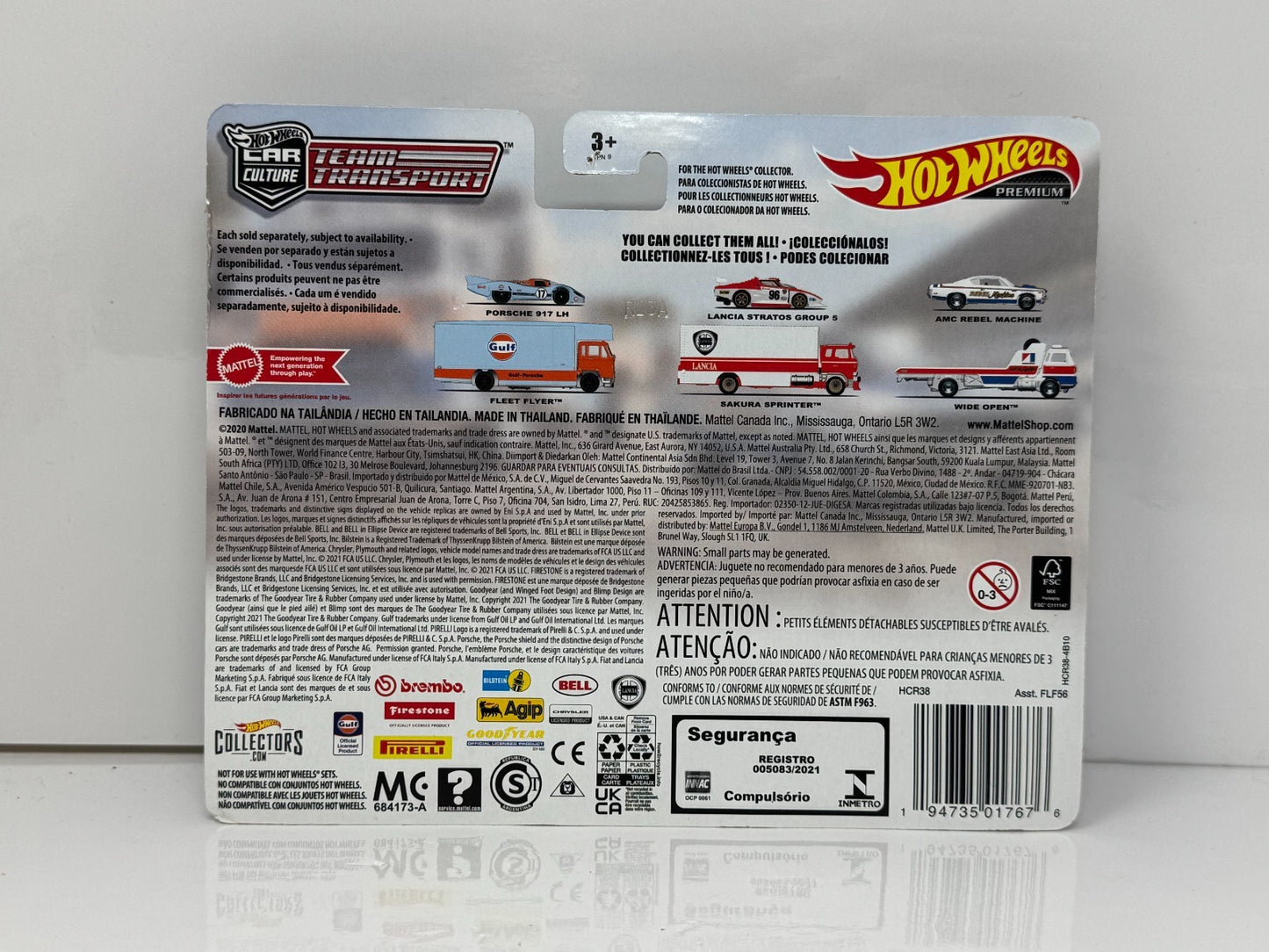 Hot Wheels Premium Team Transport #43 AMC Rebel Machine Wide Open 1:64 Diecast