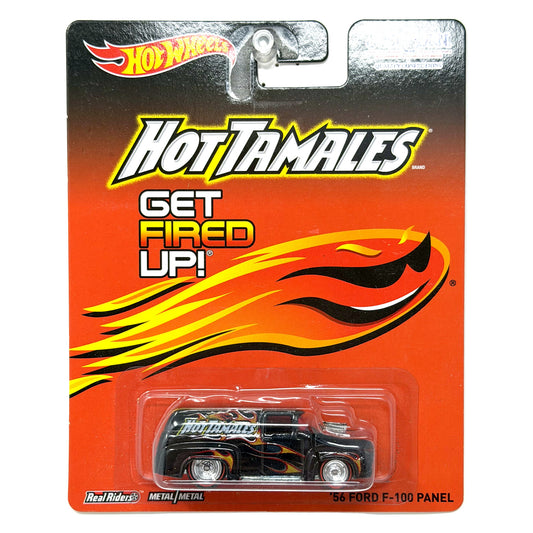 Hot Wheels Hot Tamales 1956 Ford F-100 Panel 1:64 Diecast Real Riders