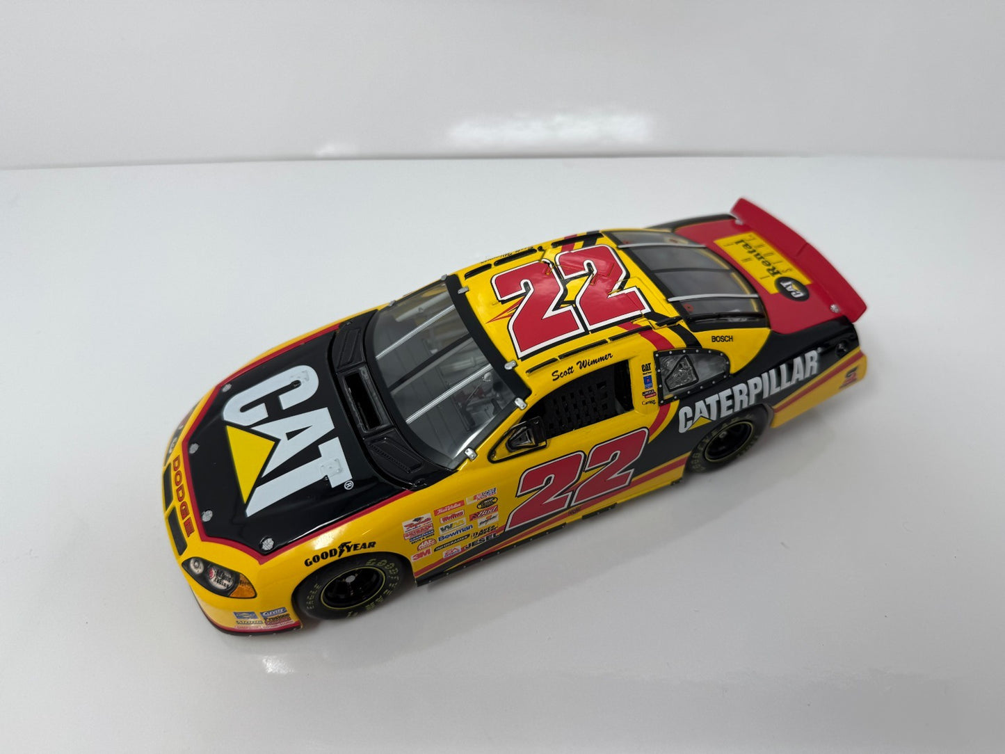 Team Caliber NASCAR Scott Wimmer #22 CAT 2004 Dodge 1:24 Diecast
