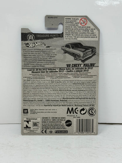 Hot Wheels Treasure Hunts 1965 Chevy Malibu 1:64 Diecast