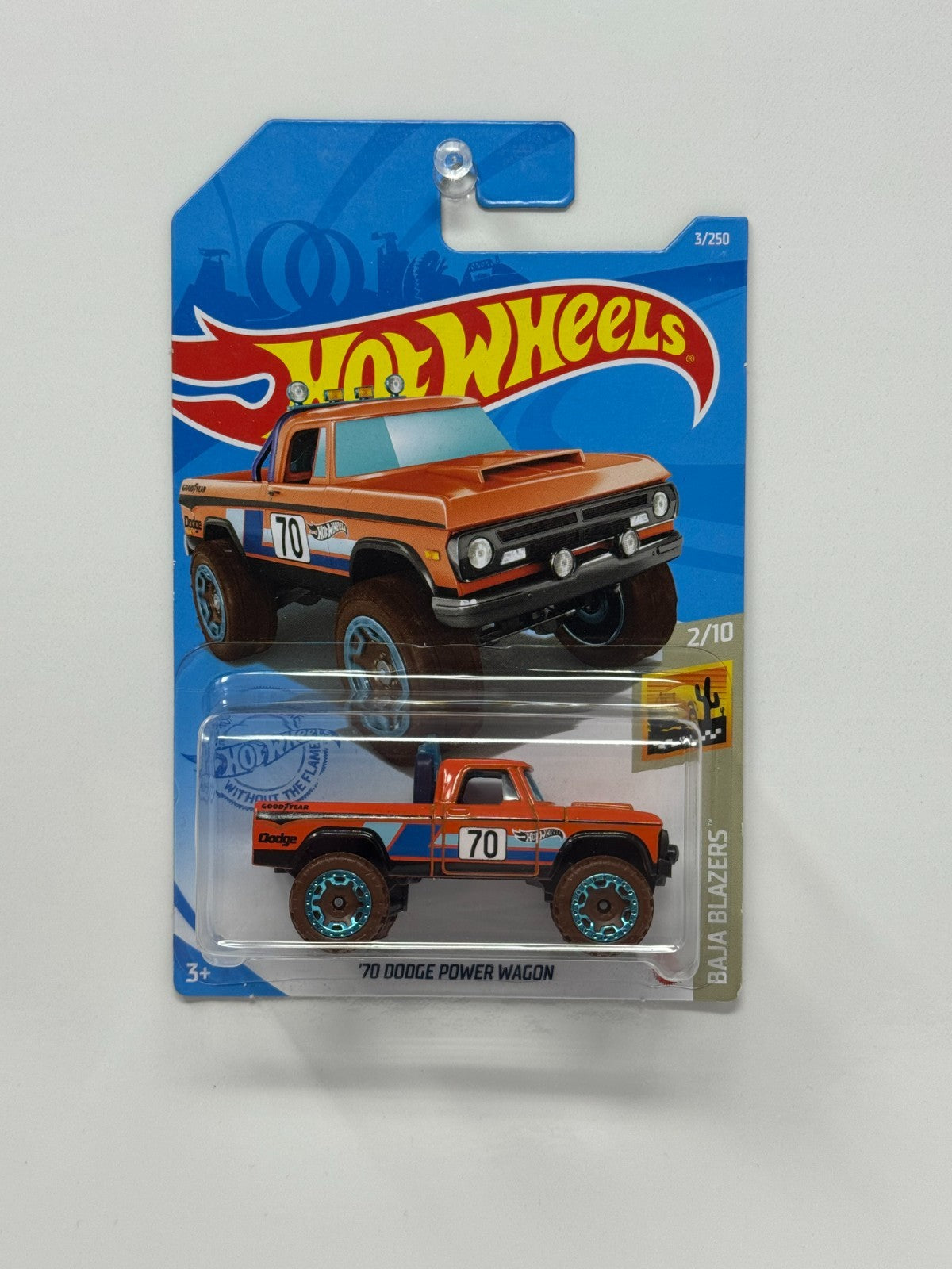 Hot Wheels Baja Blazers 1970 Dodge Power Wagon 1:64 Diecast