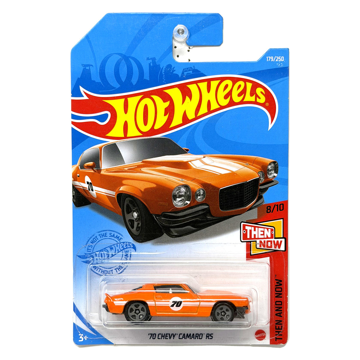 Hot Wheels Then and Now 1970 Chevrolet Camaro RS 1:64 Diecast Orange