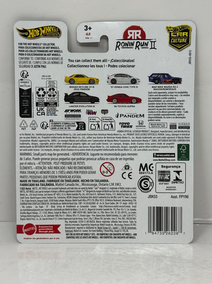 Hot Wheels Premium Ronin Run II 2007 Honda Civic Type R 1:64 Diecast