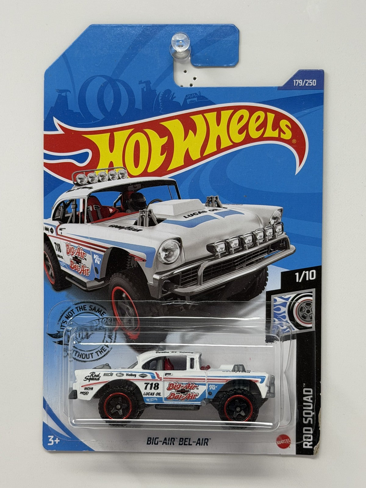 Hot Wheels Rod Squad Big-Air Bel-Air White 1:64 Diecast