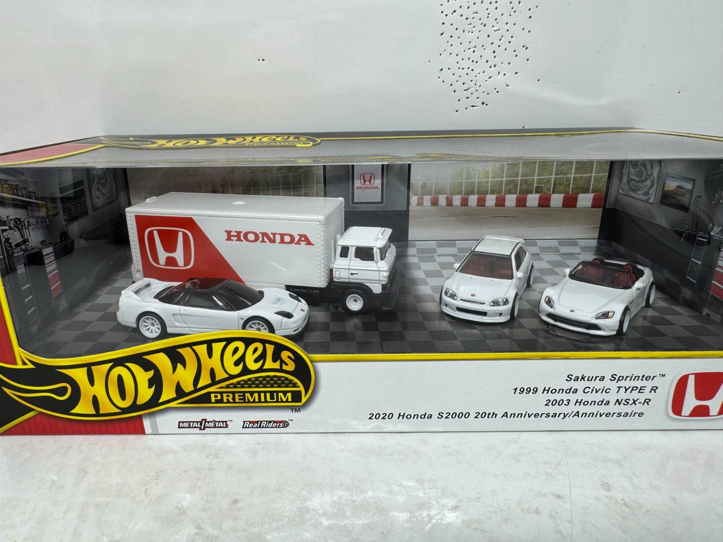 Hot Wheels Premium Diorama Honda Set Civic NSX 1:64 Diecast