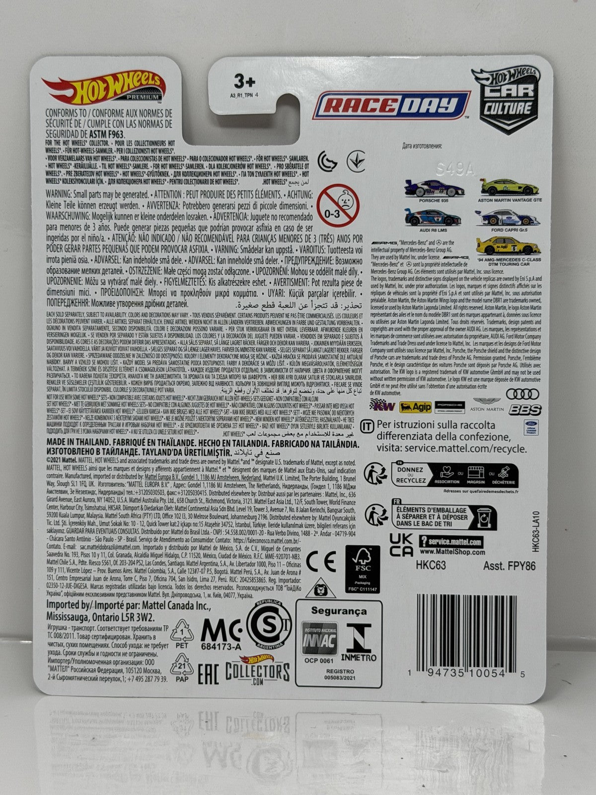 Hot Wheels Premium Race Day Porsche 935 CHASE 0/5 1:64 Diecast