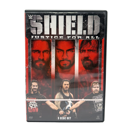 WWE The Shield Justice for All 3-Disc DVD Roman Reigns Seth Rollins Wrestling
