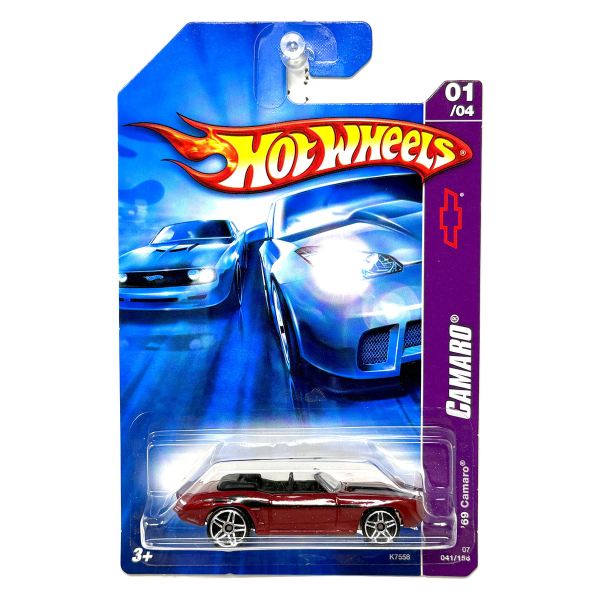 Hot Wheels 1969 Chevrolet Camaro 1:64 Diecast Red