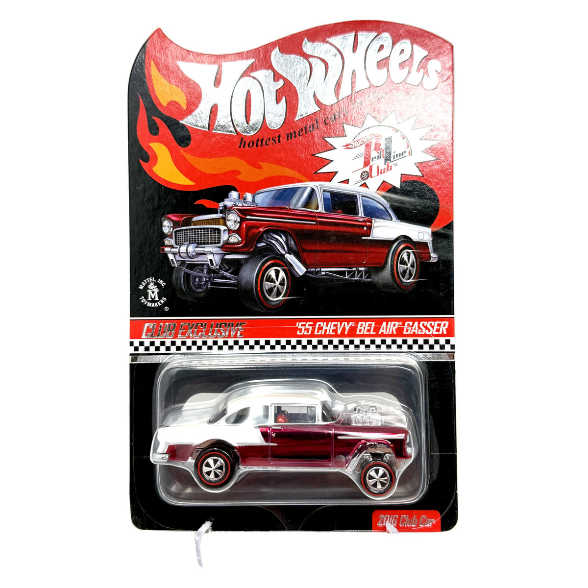 Hot Wheels RLC Red Line Club 2016 Club 1955 Chevy Bel Air Gasser 1:64 Diecast