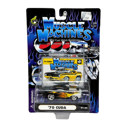 Muscle Machines 1970 Cuda 1:64 Diecast