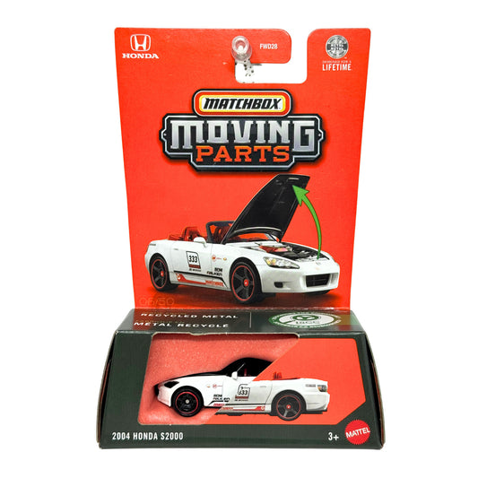 Matchbox Moving Parts 2004 Honda S2000 1:64 Diecast