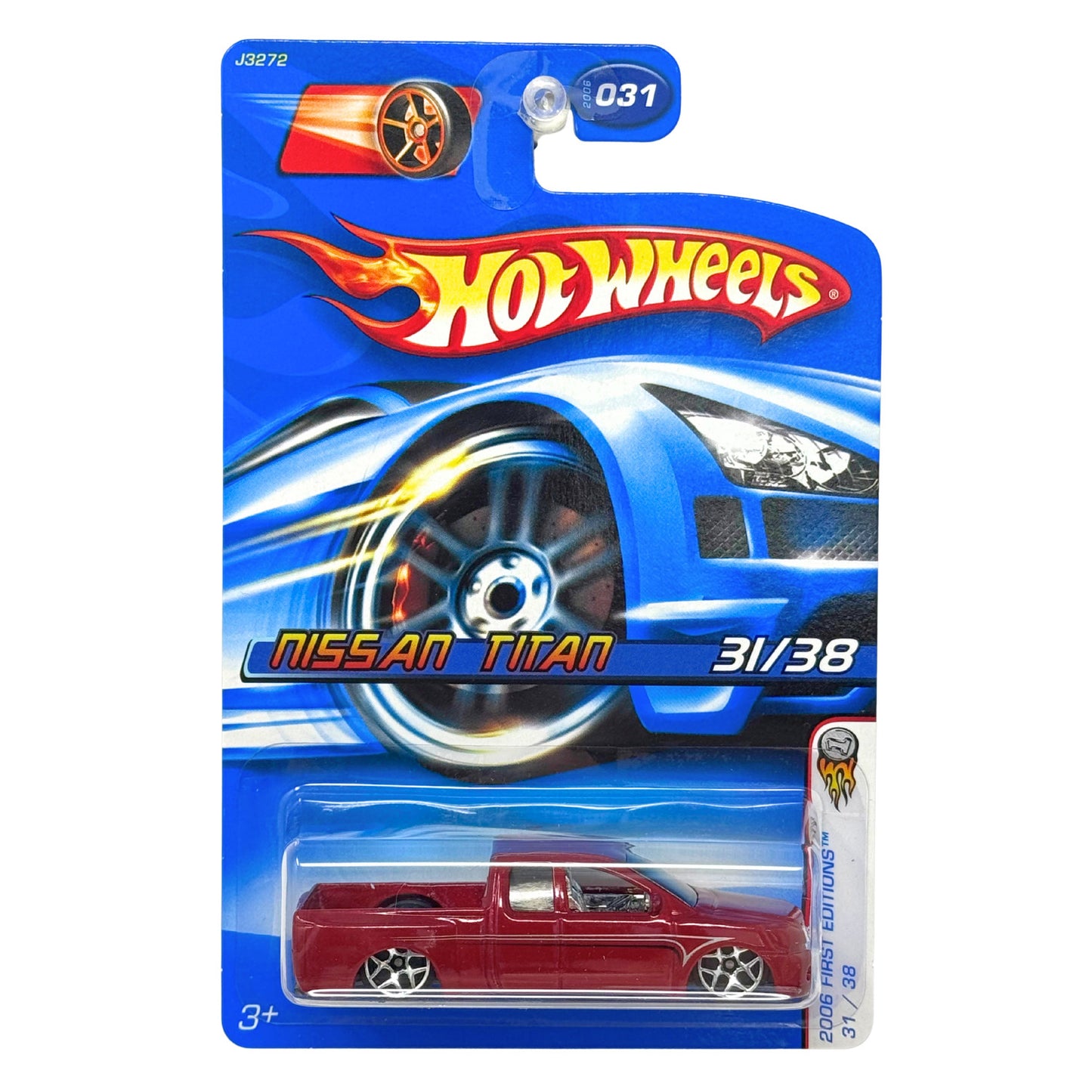 Hot Wheels 2006 First Editions Nissan Titan 1:64 Diecast Red