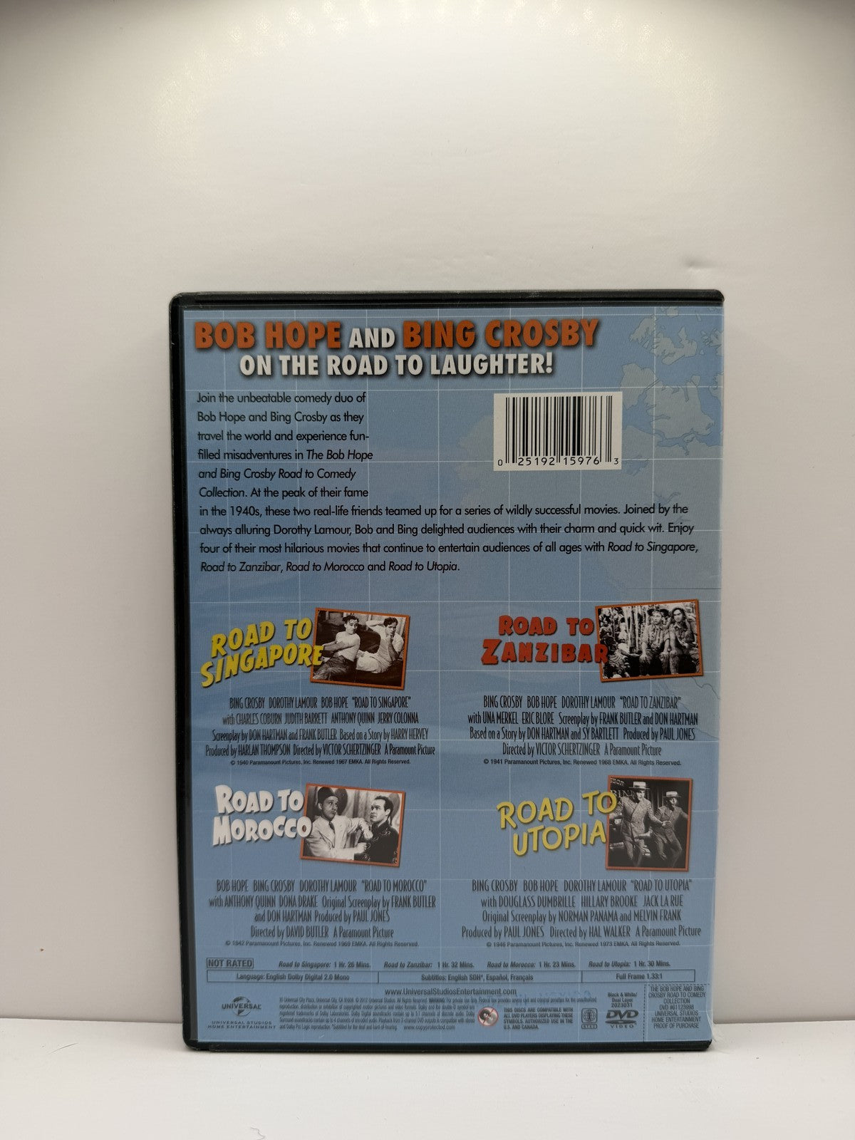 Bob Hope & Bing Crosby Road to Comedy Collection (DVD) Comedy