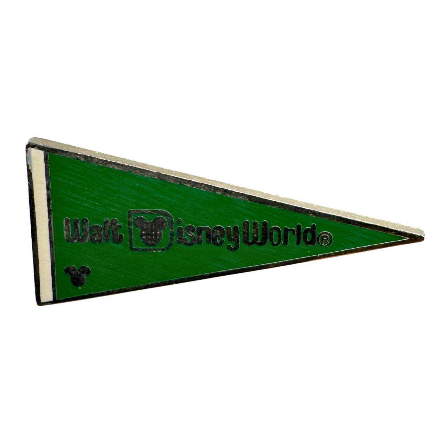 WDW Walt Disney Green World Pennant Hidden Mickey Trading Pin DC2S11