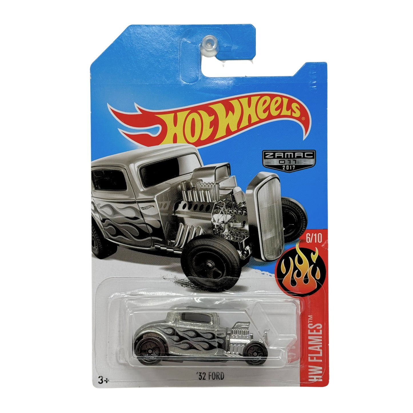 Hot Wheels HW Flames 1932 Ford ZAMAC 1:64 Diecast