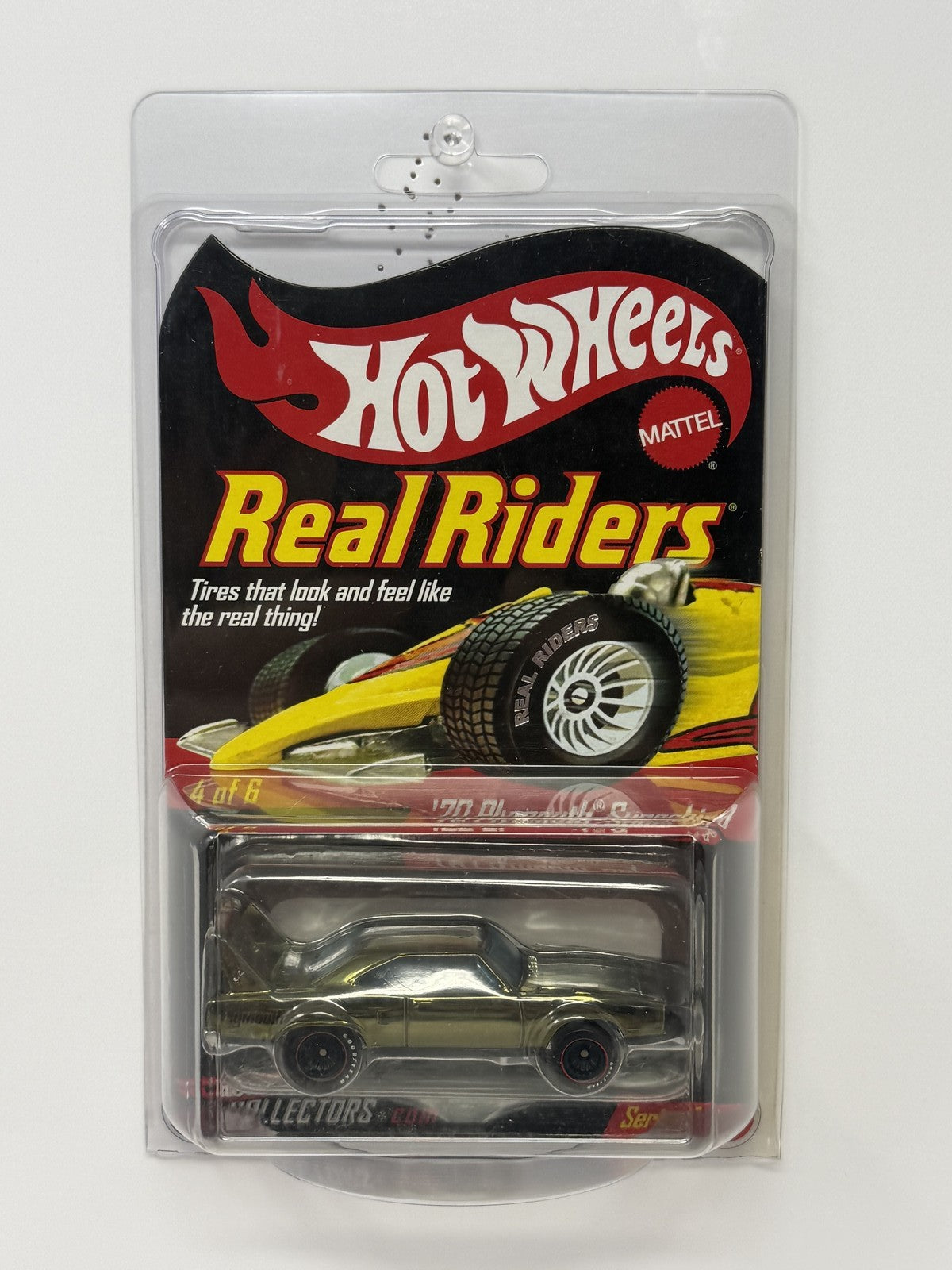 Hot Wheels Real Riders Series 6 1970 Plymouth Superbird 1:64 Diecast Green