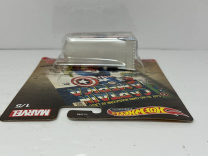 Hot Wheels Premium Marvel Captain America Volkswagen T1 Drag Bus 1:64 Diecast