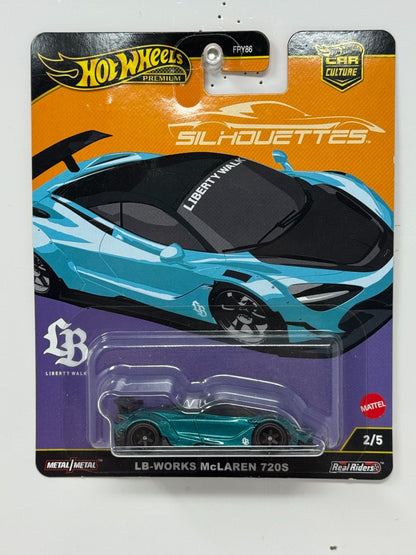 Hot Wheels Premium Silhouettes LB-Works McLaren 720S 1:64 Diecast