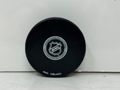 Matthew Barnaby Buffalo Sabres Signed NHL Autograph Puck Silver Auto