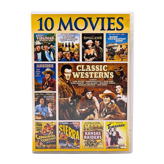 Classic Westerns 10-Movie Collection (DVD) Western