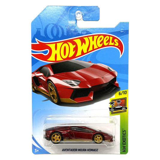 Hot Wheels Super Treasure Hunt Aventador Miura Homage Exotics 1:64 Diecast STH