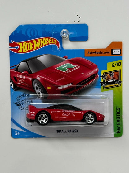Hot Wheels HW Exotics 1990 Acura NSX JDM 1:64 Diecast Short Card